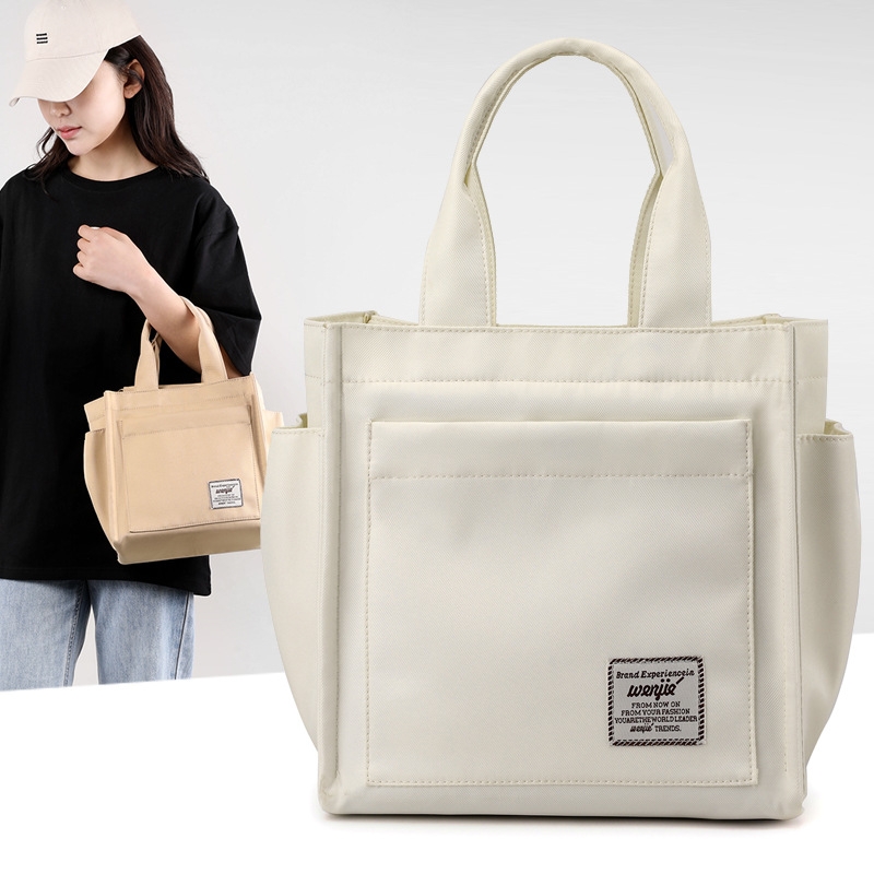 ランチバッグ シンプルミニトートランチバッグ