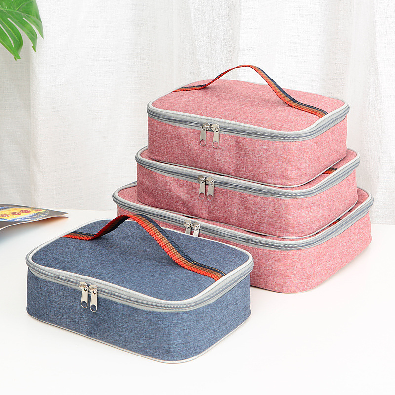 ランチバッグ サイズ選べる保冷機能付きランチバッグ三点セット