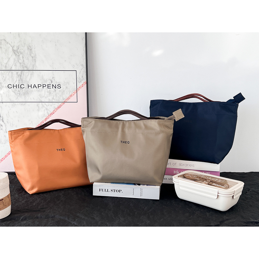 ランチバッグ シンプルデザイン保冷機能付き大容量　大きめ