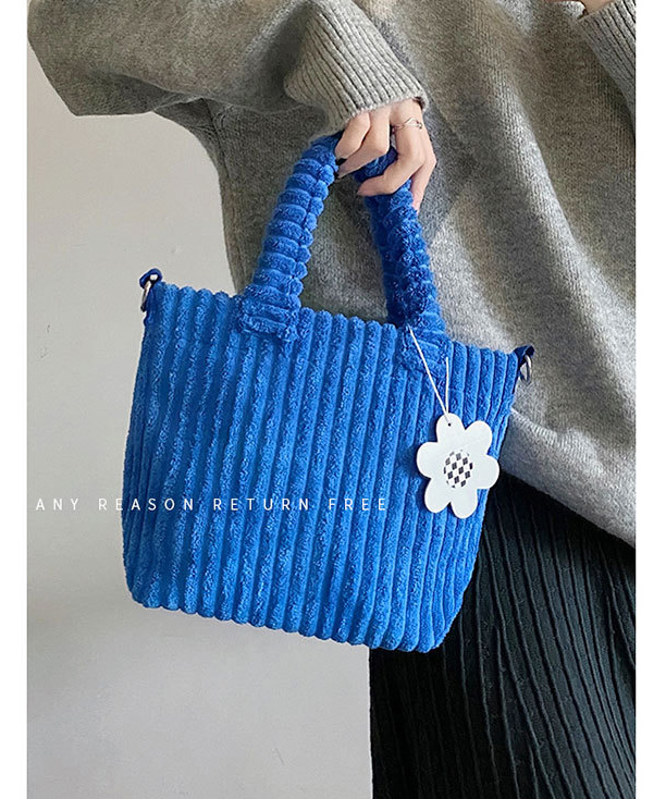 コーデュロイ ミニトートバッグ 手提げ ショルダー 二way ランチバッグ