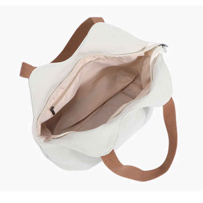 シンプル帆布ミニトート ランチバッグ 手提げ