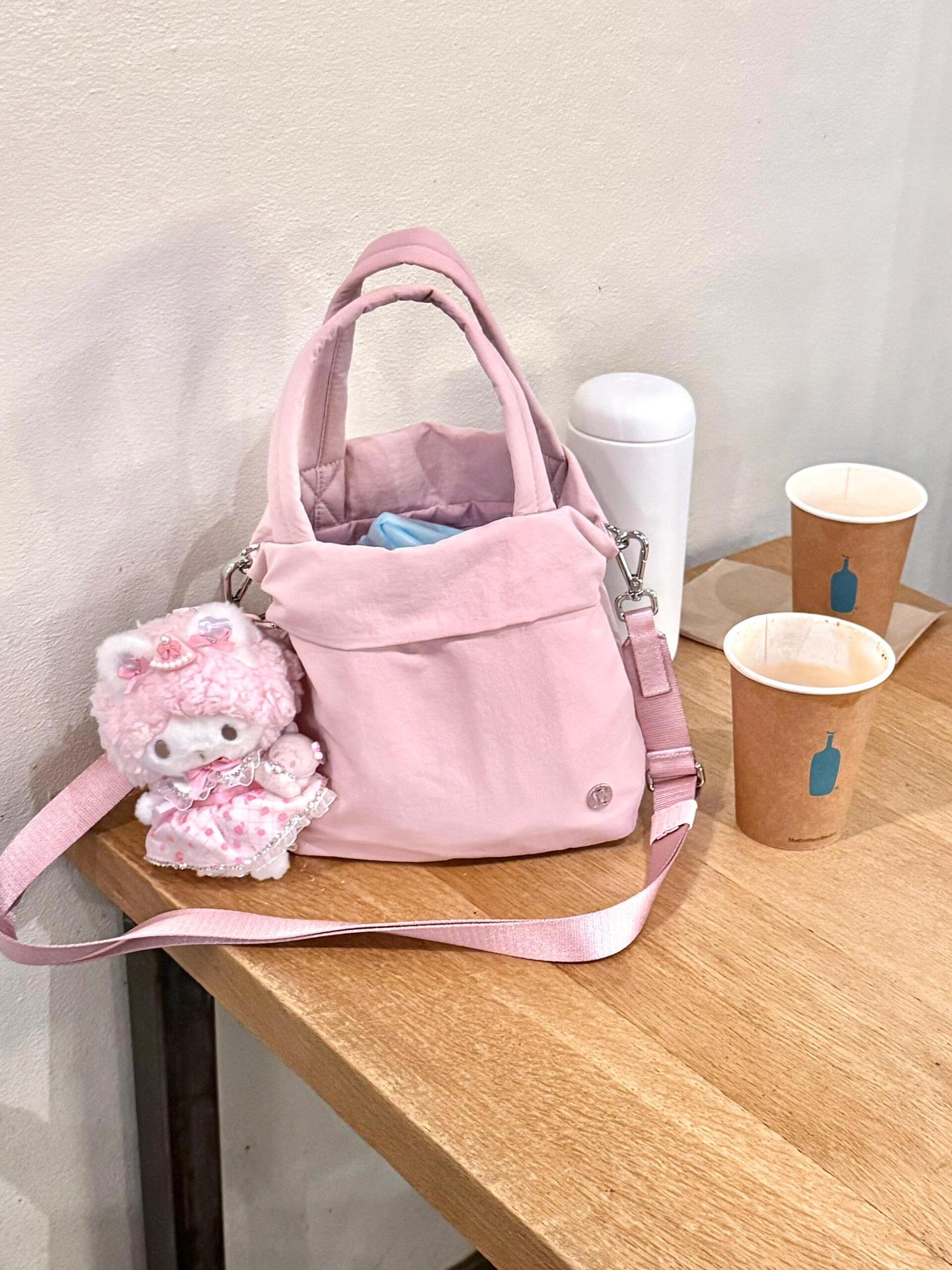 ランチバッグ シンプル折り返しミニトート