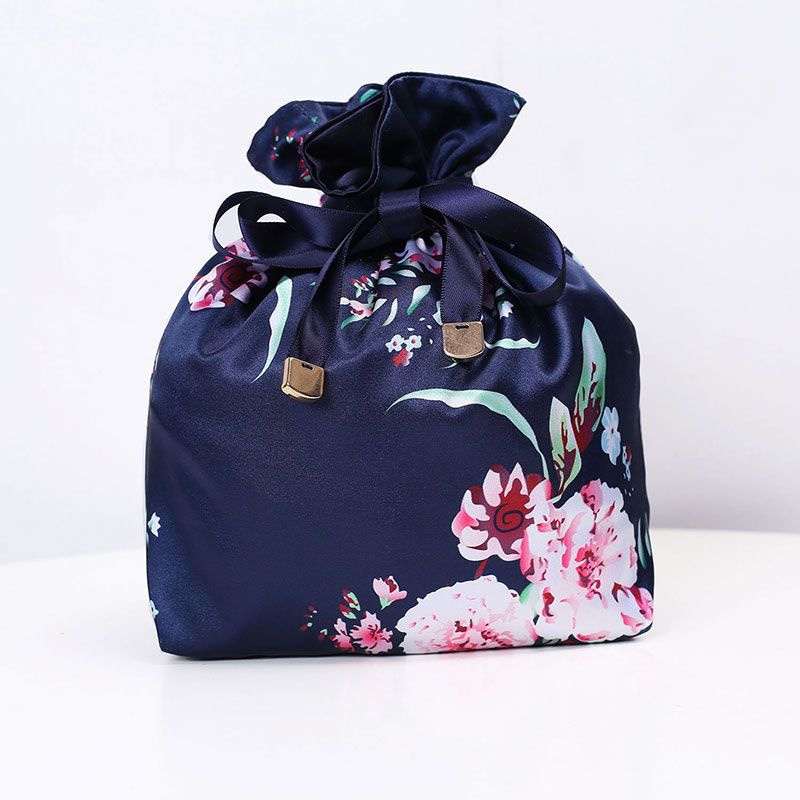 ランチバッグ 花咲く巾着ランチバッグ