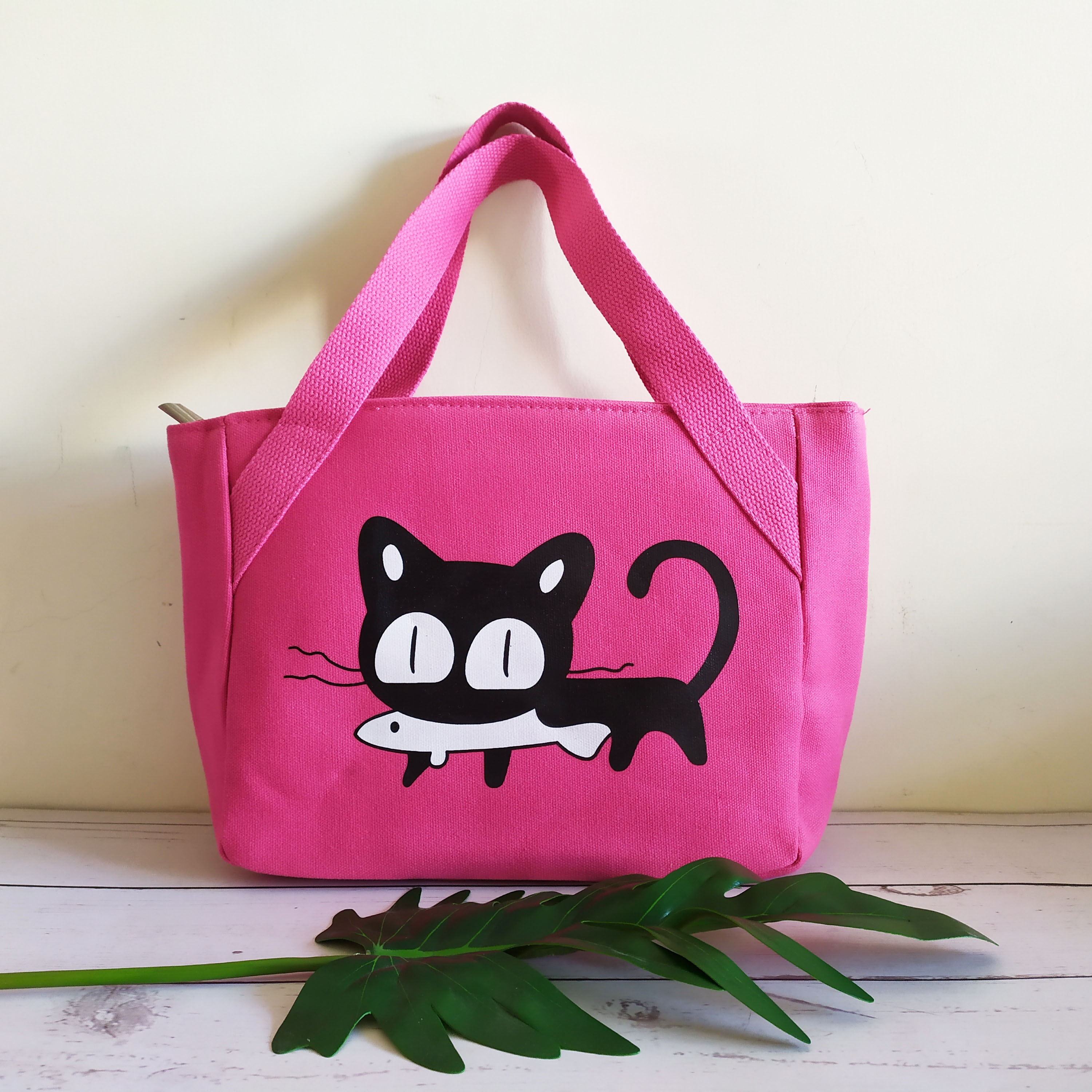 ランチバッグ イラスト入り保冷ミニトート