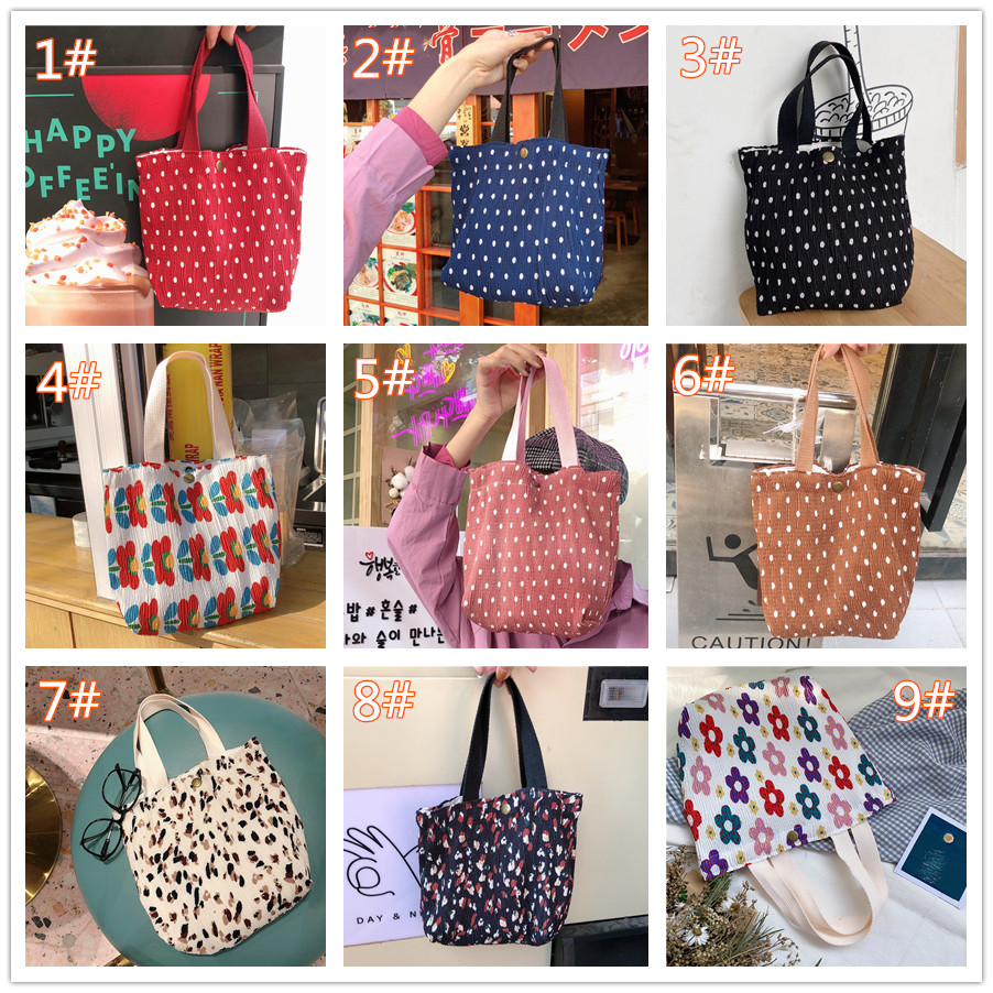 おしゃれ柄ランチバッグ 大容量お弁当袋 多用途トートバッグ