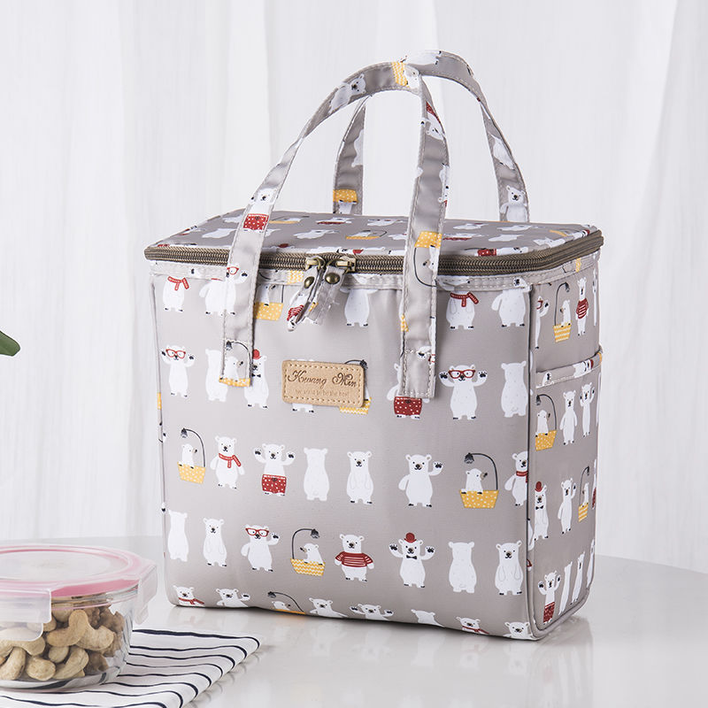 ランチバッグ たっぷり収納保冷ランチバッグ