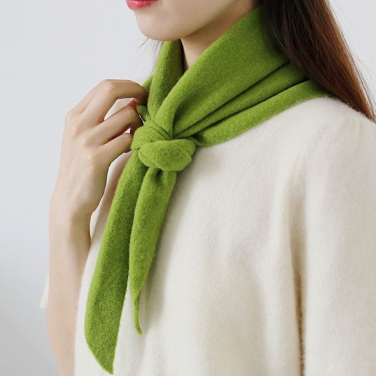 スカーフ やわらか質感の上品な無地スカーフ