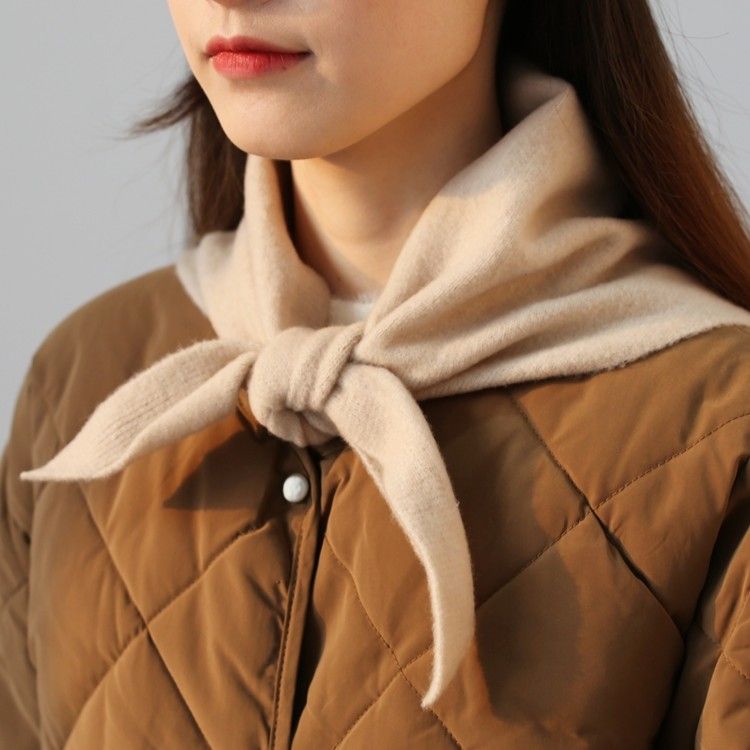 スカーフ やわらか質感の上品な無地スカーフ