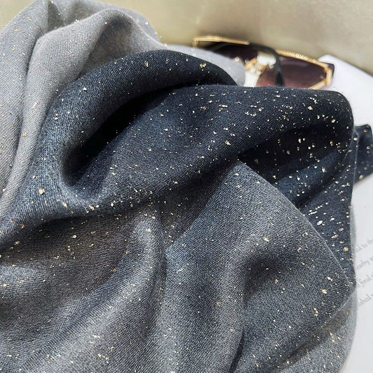 スカーフ 星空模様の大判スカーフ