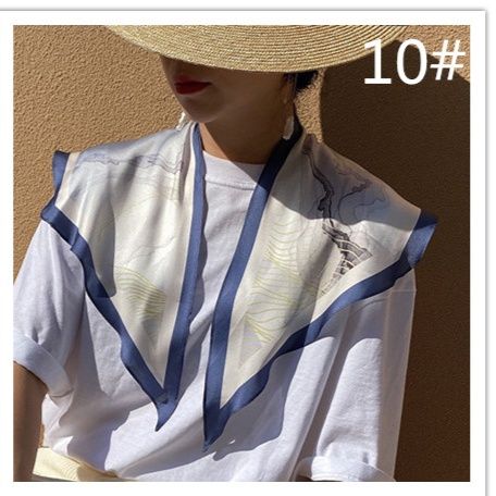 スカーフ 水玉柄プリントスカーフ 春夏ショール 韓国風ケープ