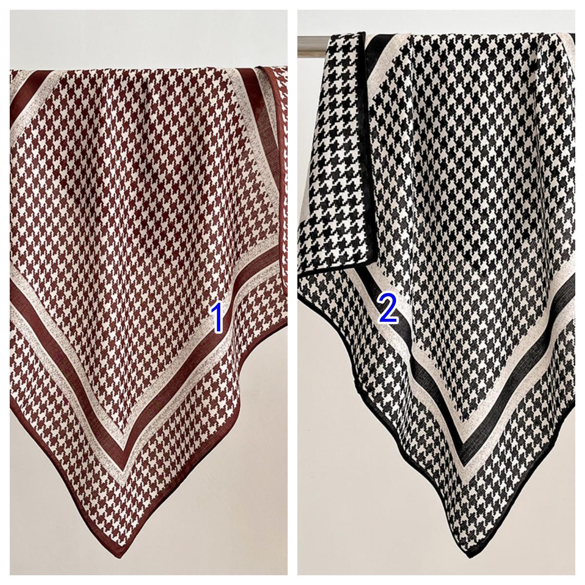 スカーフ 千鳥格子柄スカーフ レディース 上品な大判ストール