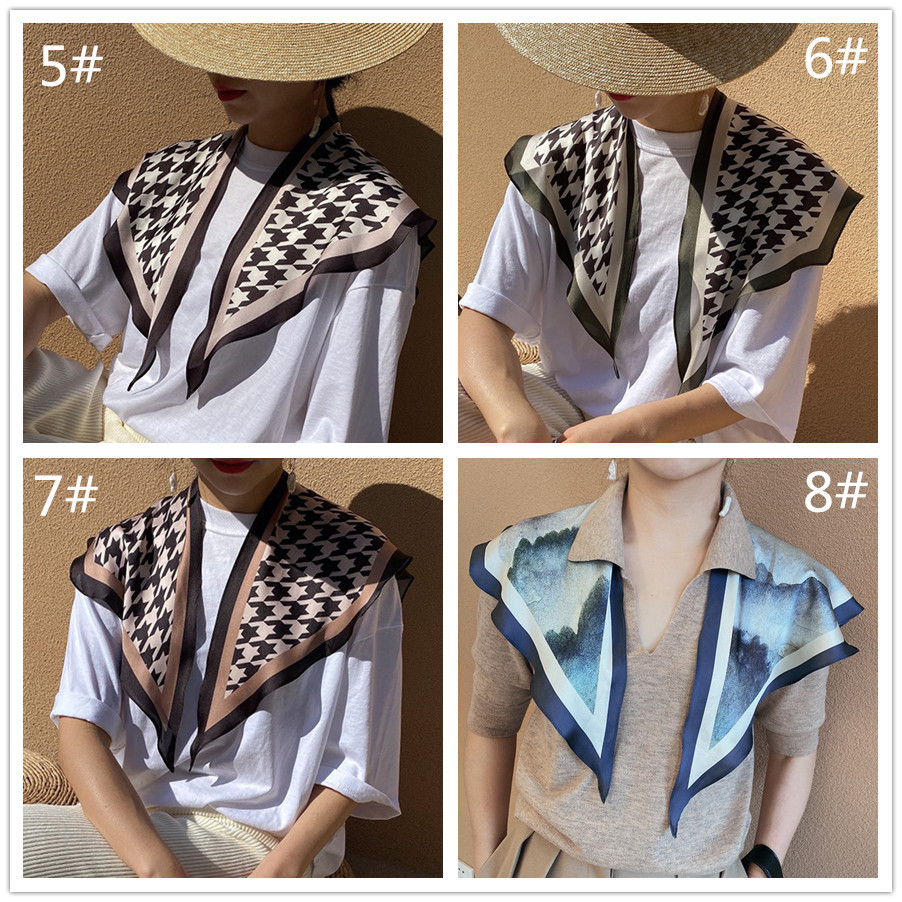 スカーフ 水玉柄プリントスカーフ 春夏ショール 韓国風ケープ