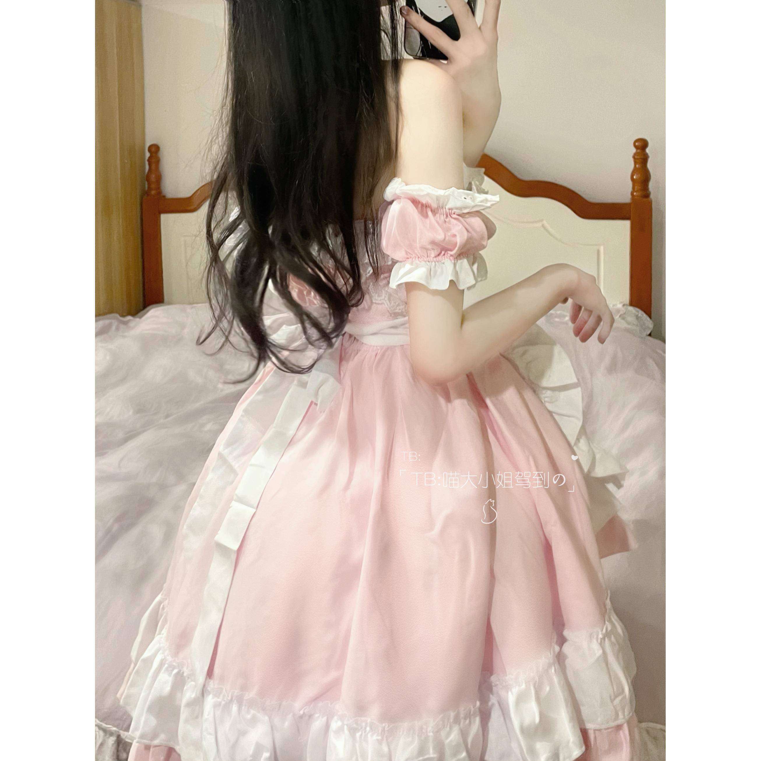 メイド服 ふんわりメイド風ワンピース