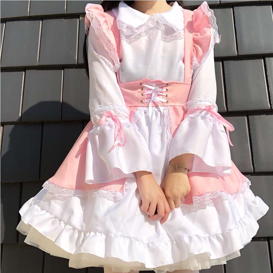 メイド服 ふんわりメイド風ワンピース