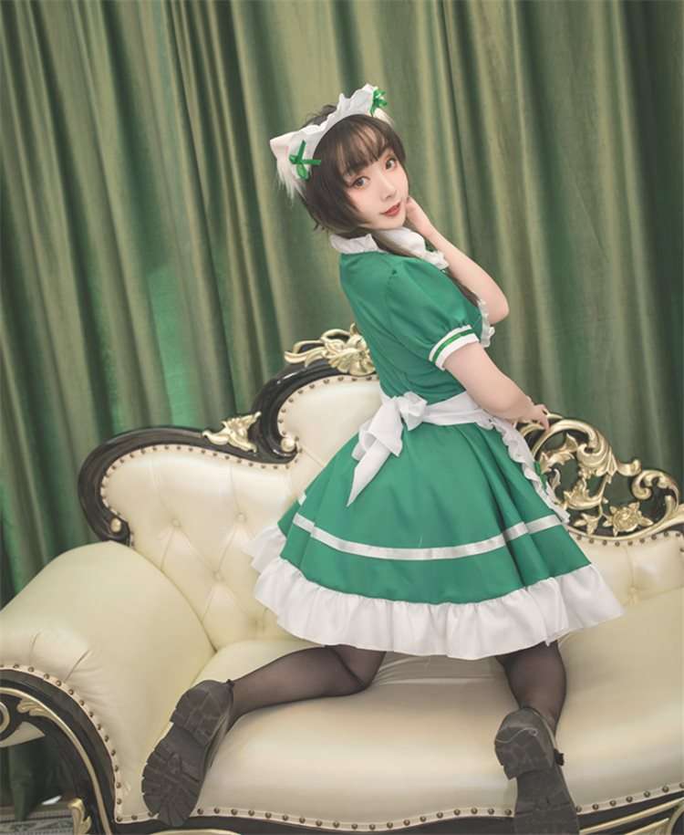 メイド服 ふんわりメイド風ワンピース