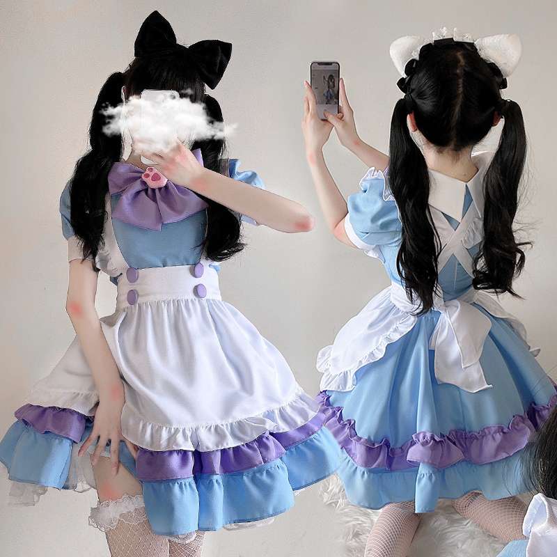 メイド服 ふんわりメイド風ワンピース