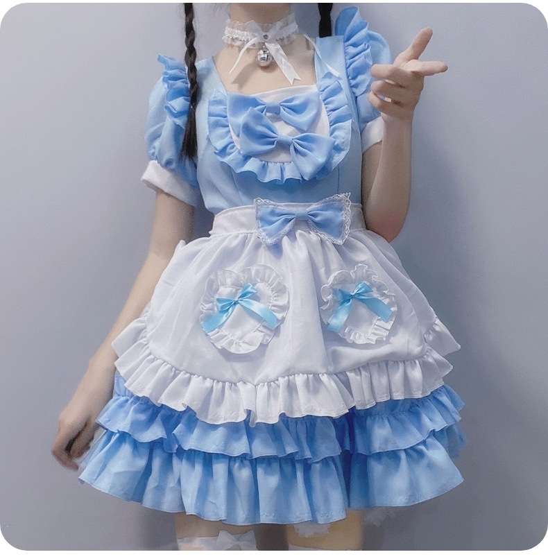 ふんわりメイド服ドレス