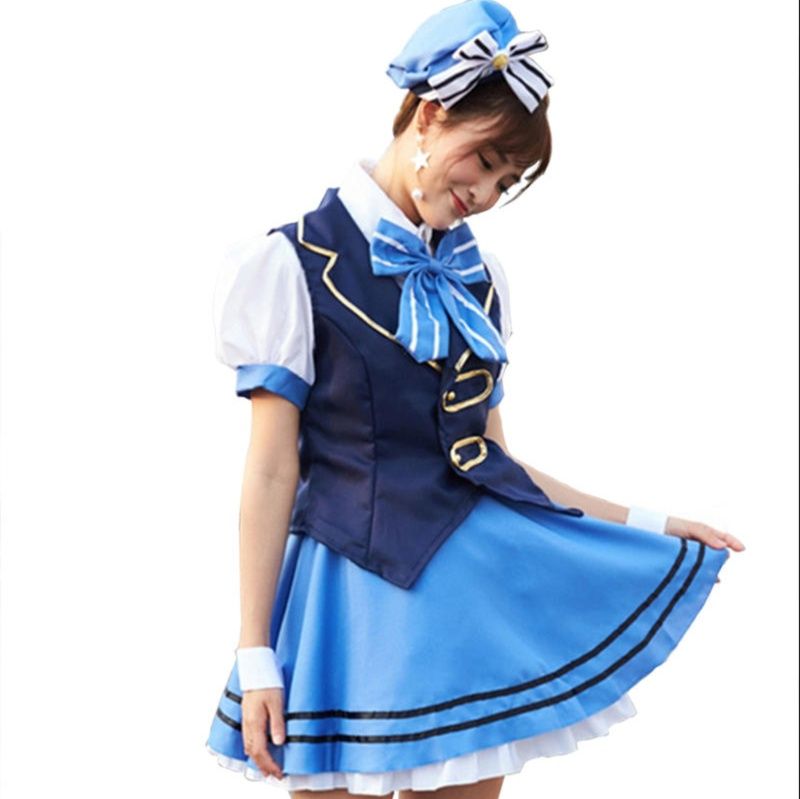 ベスト付き アイドル風 メイド服