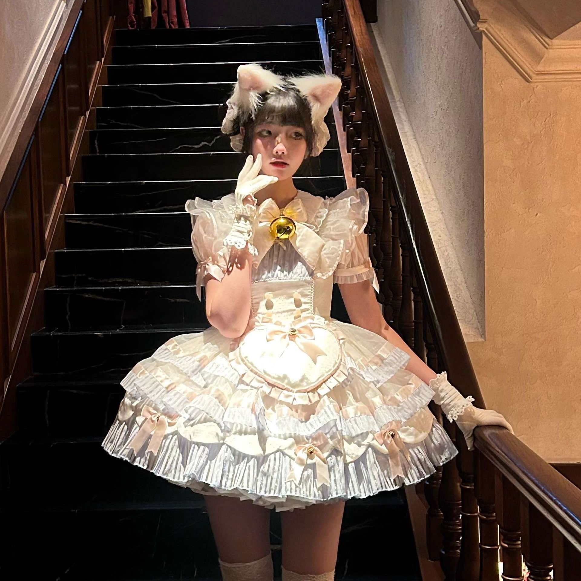 メイド服 ふんわりメイド風ドレス