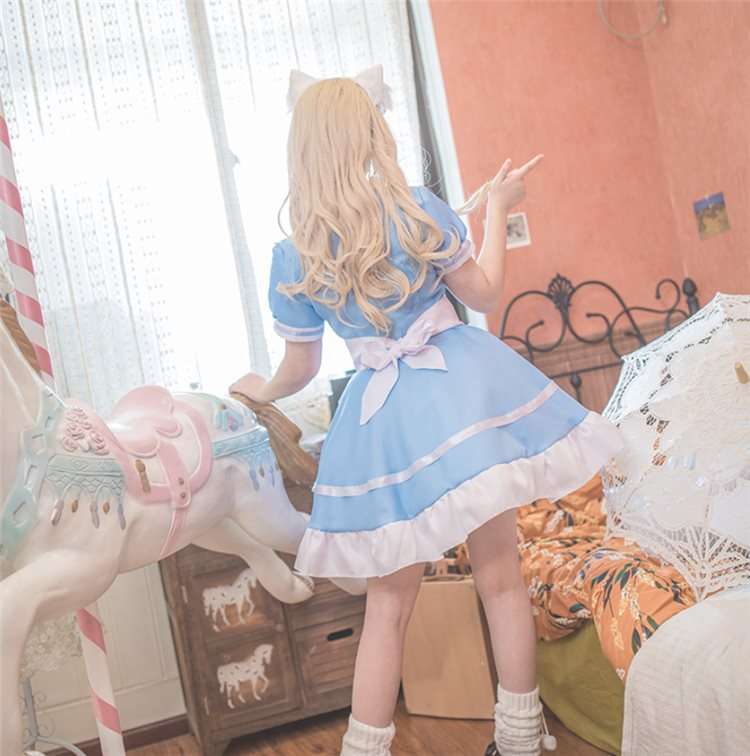 メイド服 ふんわりメイド風ワンピース