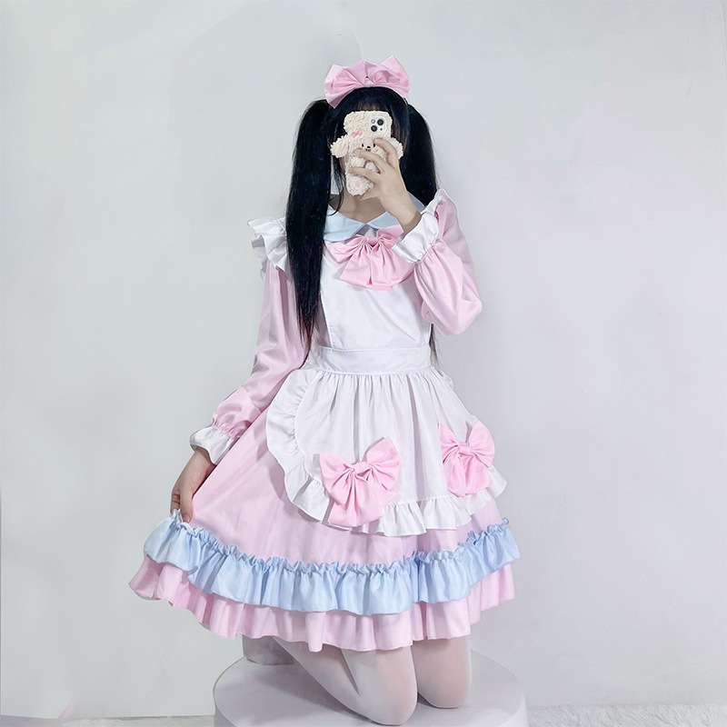 メイド服 ふんわりメイド風ワンピース