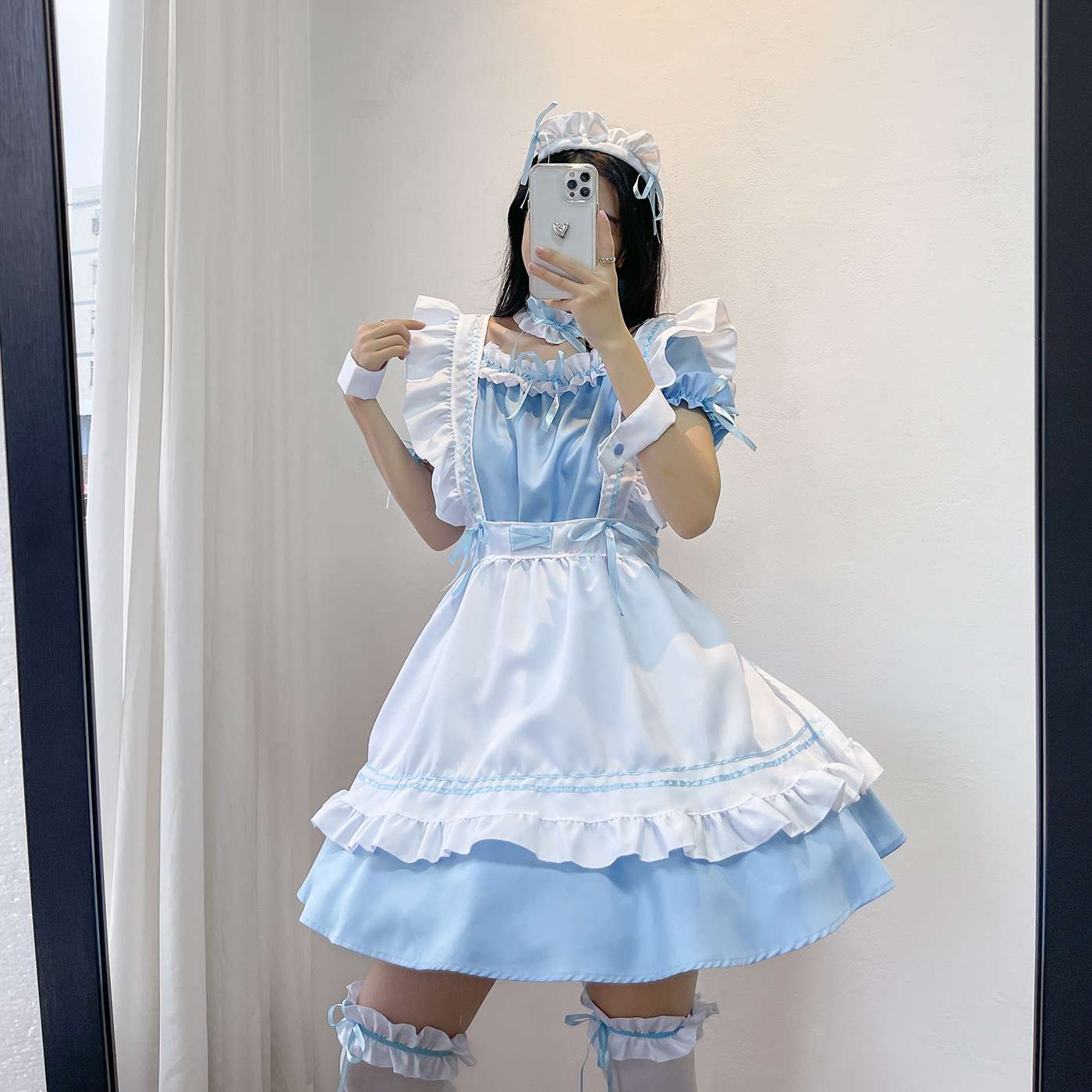 メイド服 ふんわりメイド風ワンピース