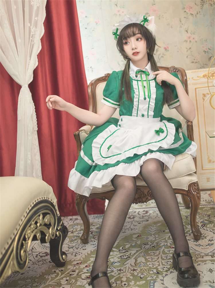 メイド服 ふんわりメイド風ワンピース