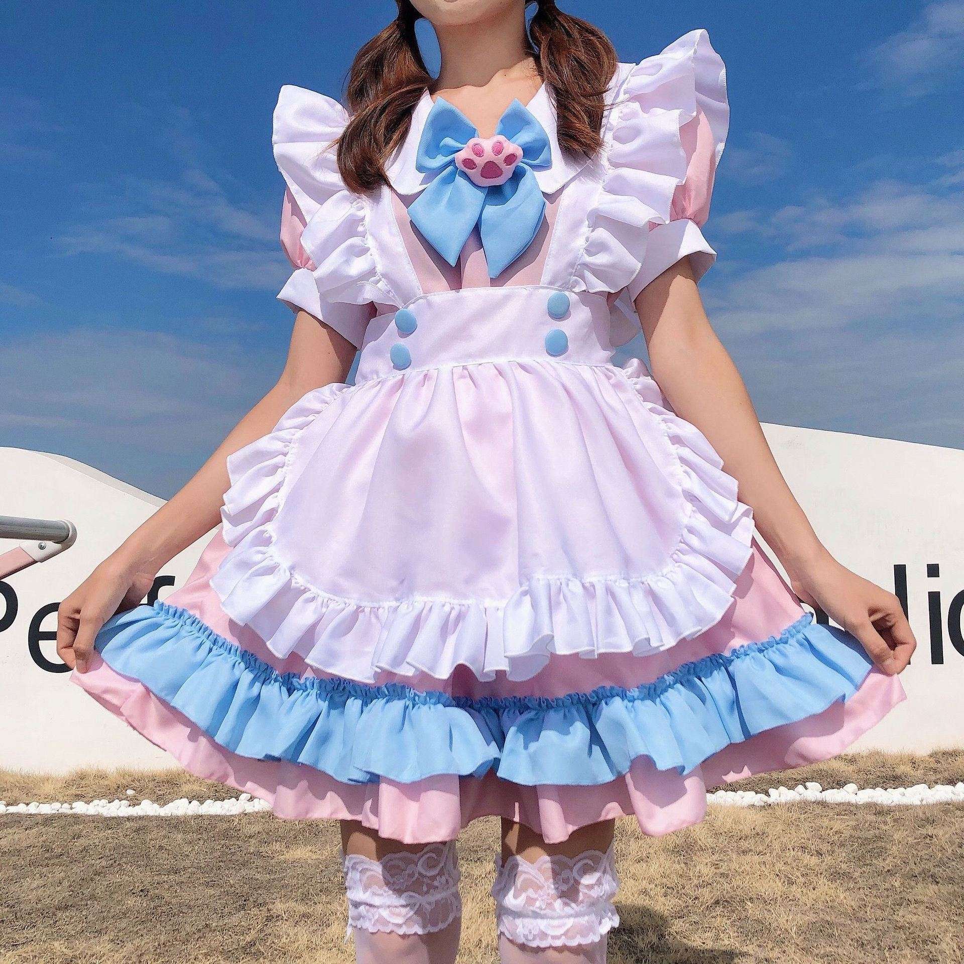 メイド服 ふんわりメイド風ワンピース