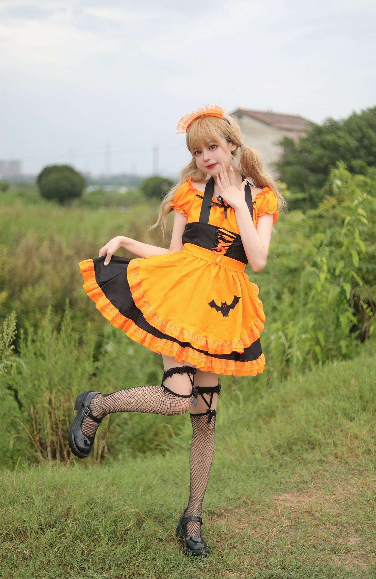 メイド服 ハロウィン風メイドコスチューム