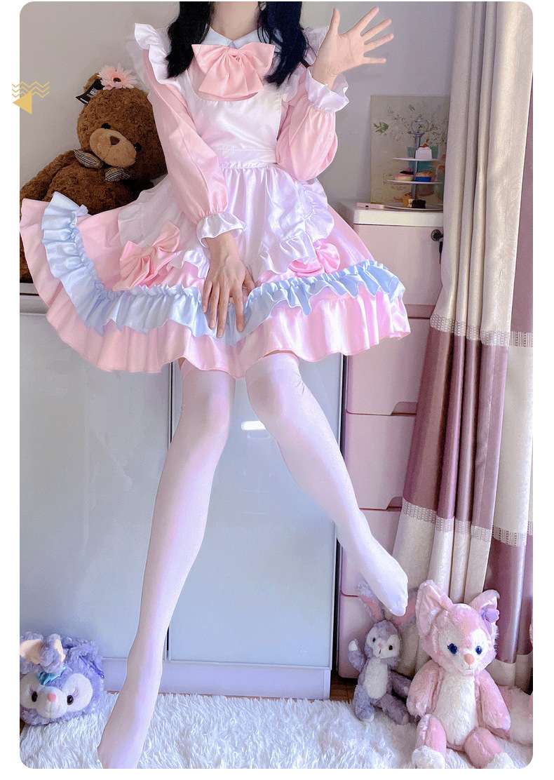 メイド服 ふんわりメイド風ワンピース