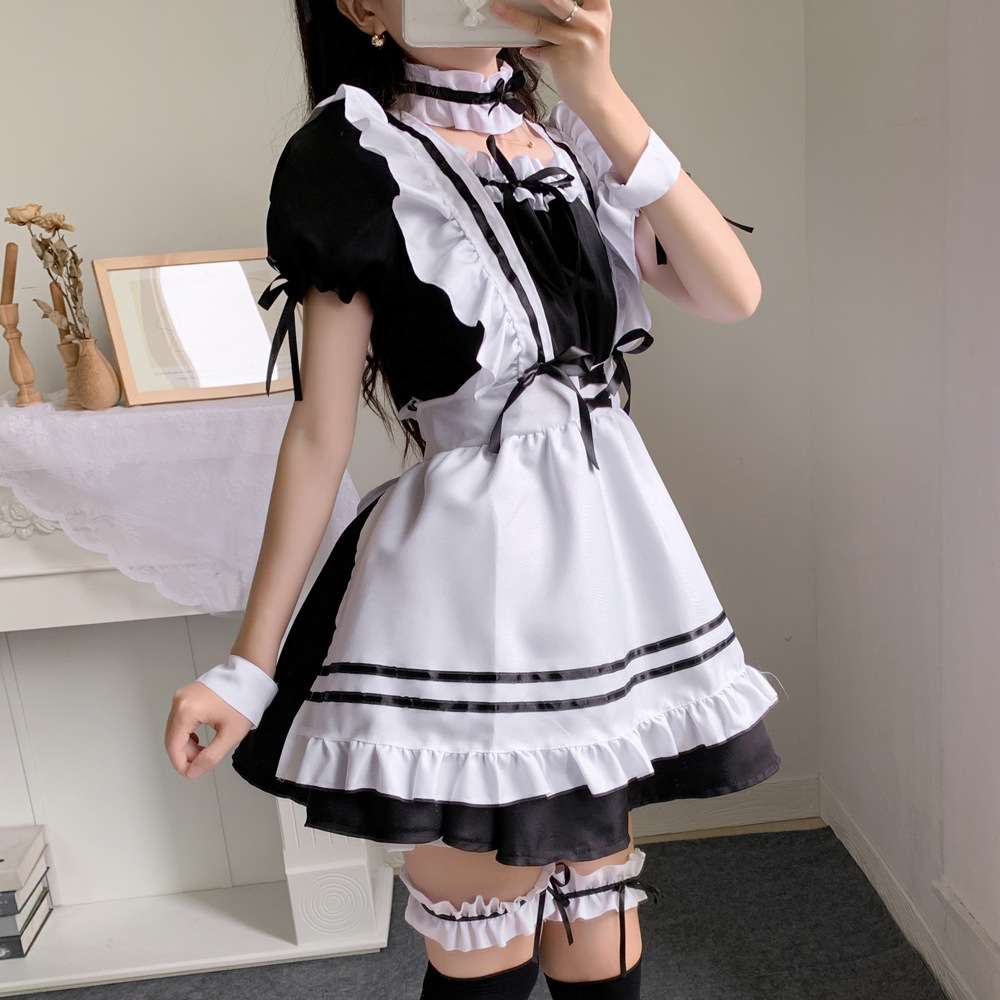 メイド服 ふんわりメイド風ワンピース