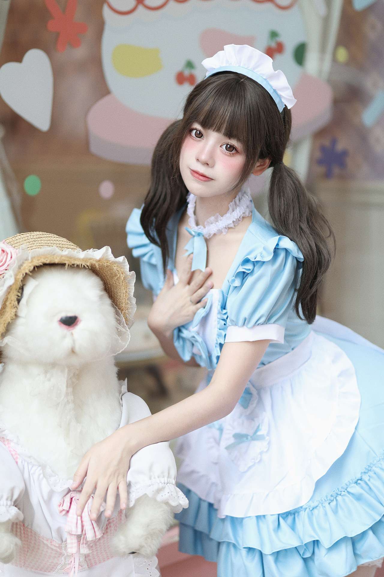 メイド服 ふんわりメイド風ワンピース