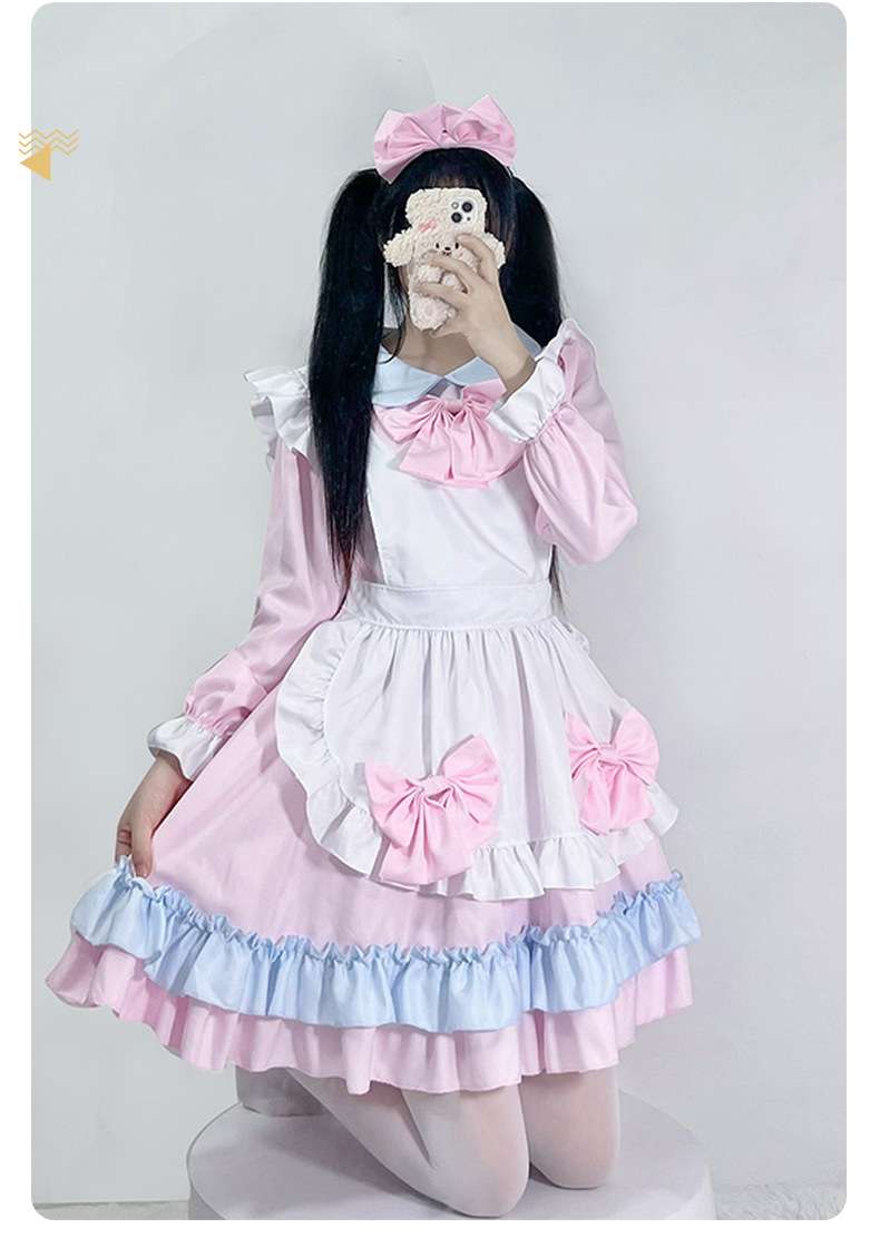 メイド服 ふんわりメイド風ワンピース