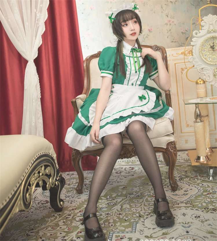 メイド服 ふんわりメイド風ワンピース