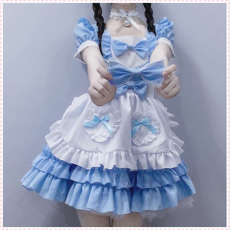 ふんわりメイド服ドレス