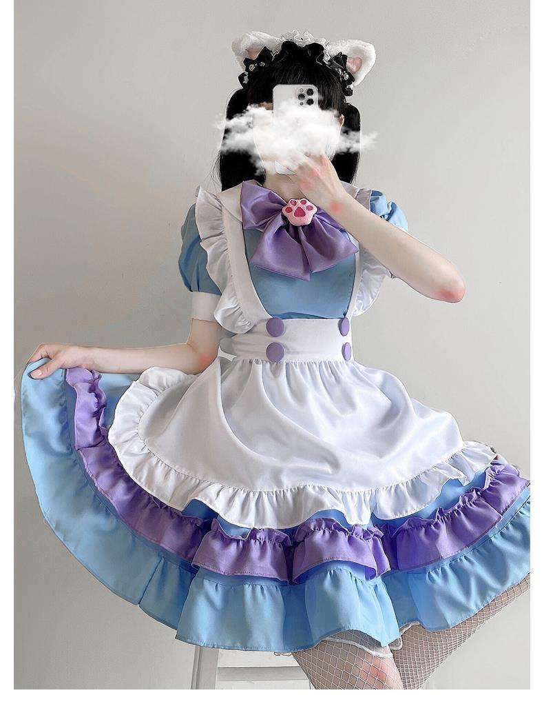 メイド服 ふんわりメイド風ワンピース