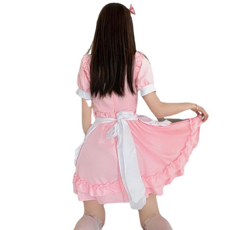 フリルたっぷりメイド服セット