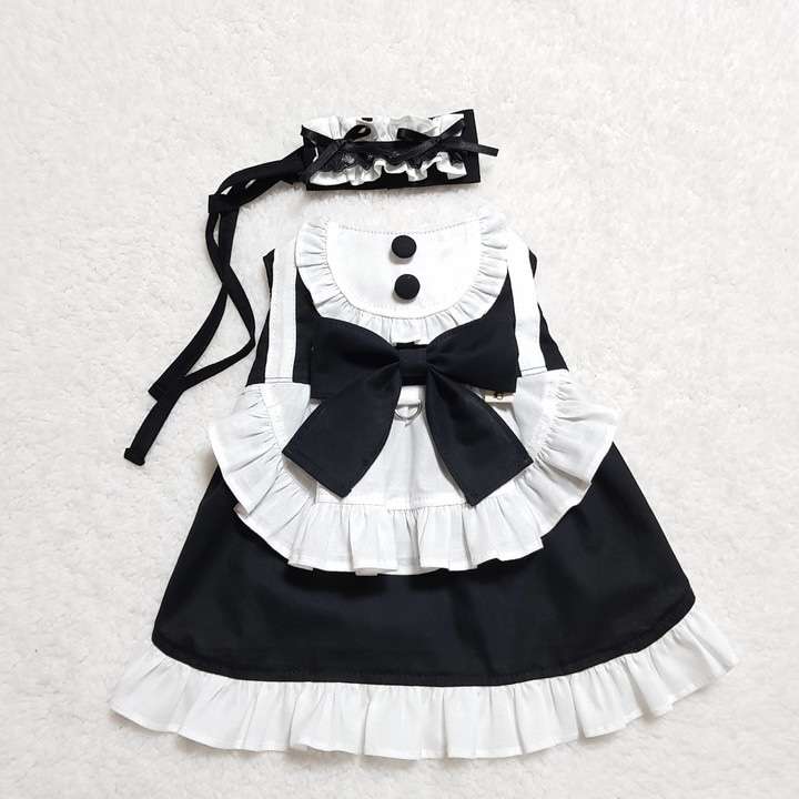 メイド服 ワンちゃん猫ちゃん用メイド風コスチューム