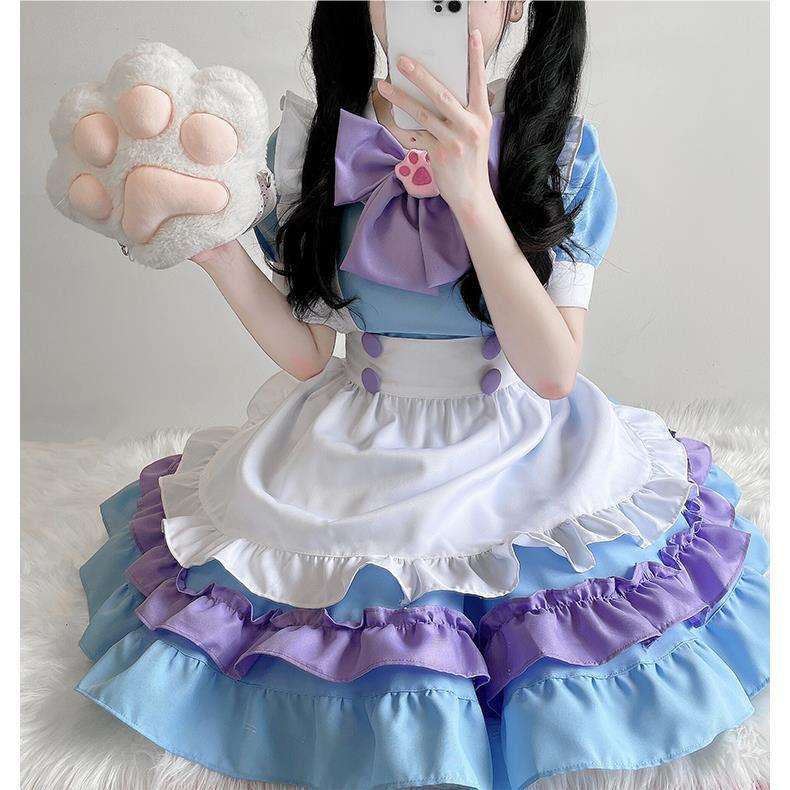 メイド服 ふんわりメイド風ワンピース