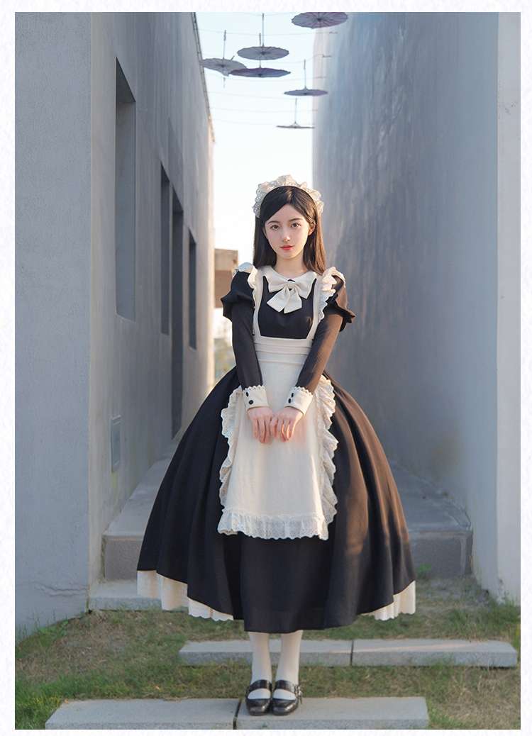 メイド服 ゴシックロリータメイド衣装セット