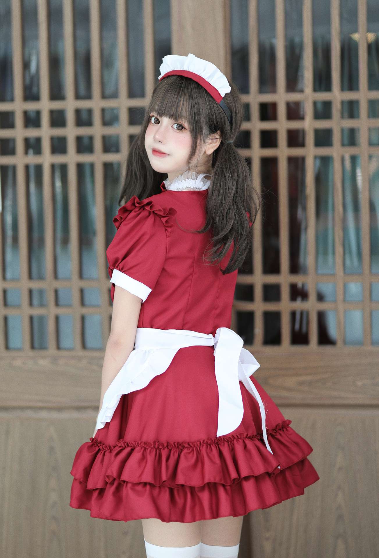 メイド服 ふんわりメイド風ワンピース