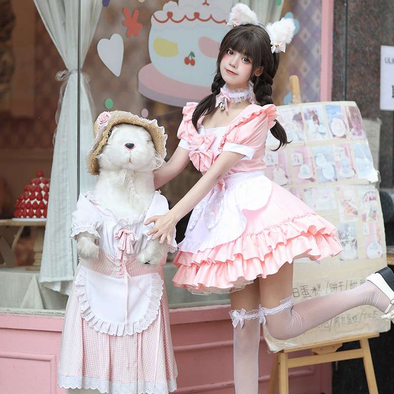 メイド服 ふんわりメイド風ワンピース