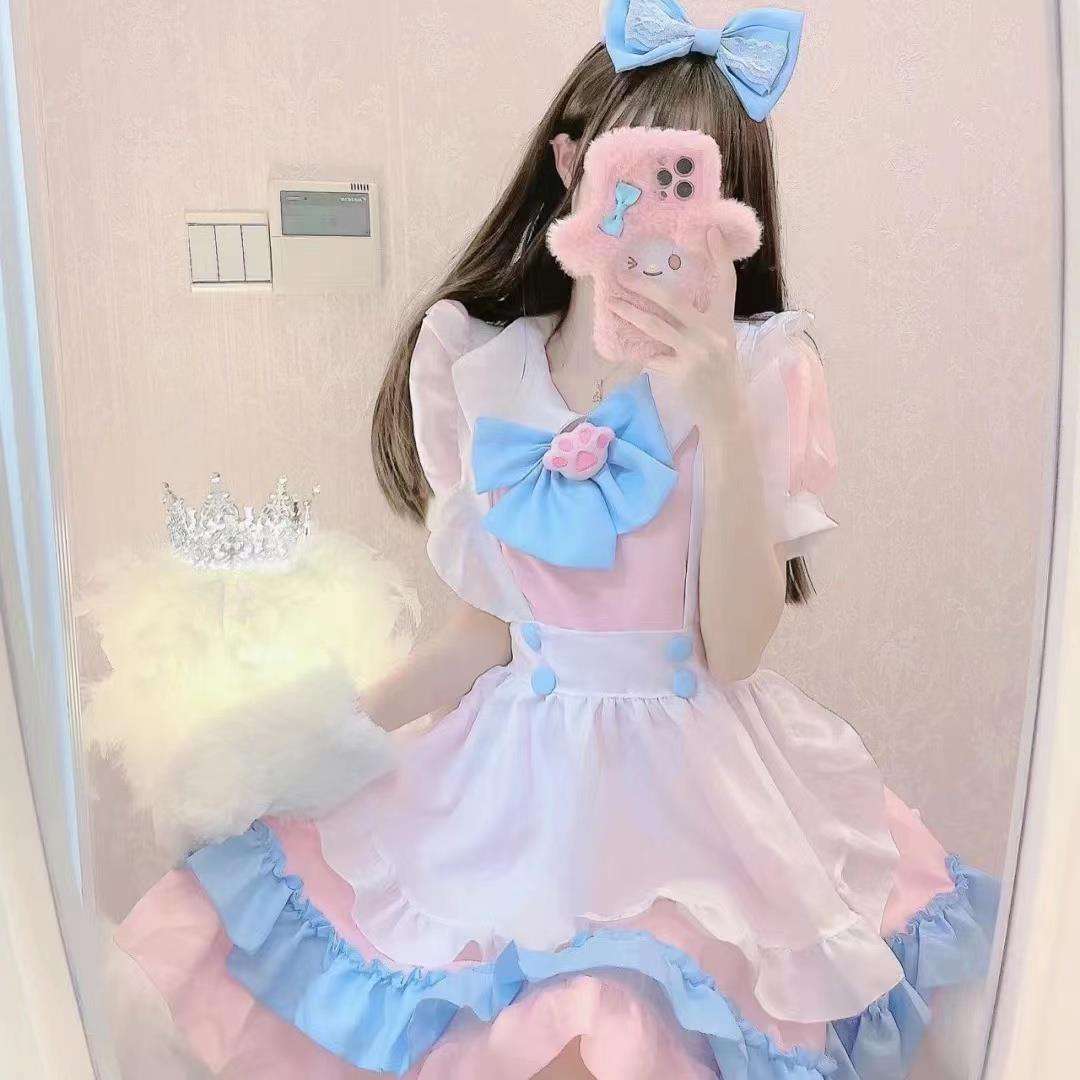 メイド服 ふんわりメイド風ワンピース