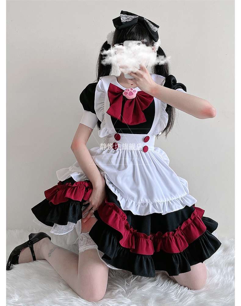 ゴシック風メイド服セット