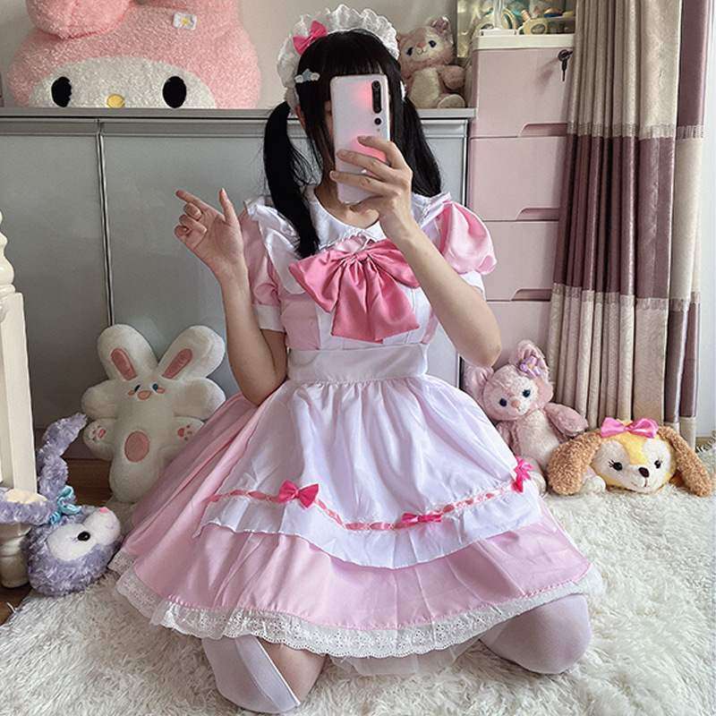 メイド服 ふんわりメイド風ワンピース