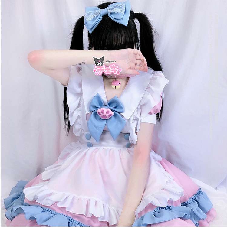 メイド服 ふんわりメイド風ワンピース