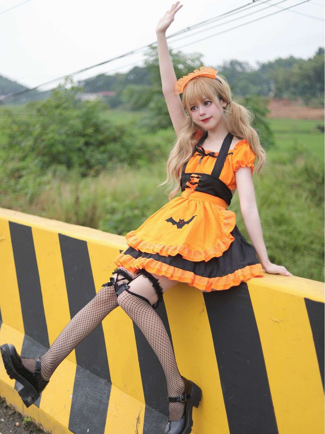 メイド服 ハロウィン風メイドコスチューム