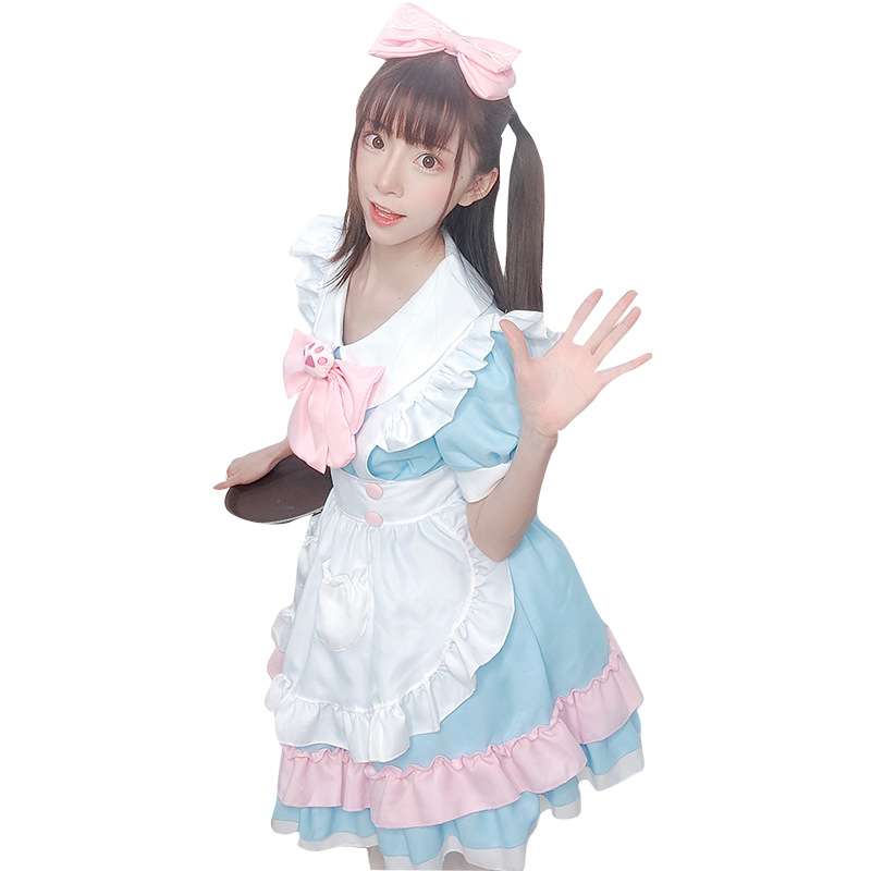 メイド服 ふんわりメイド風ワンピース