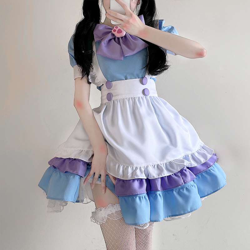 メイド服 ふんわりメイド風ワンピース