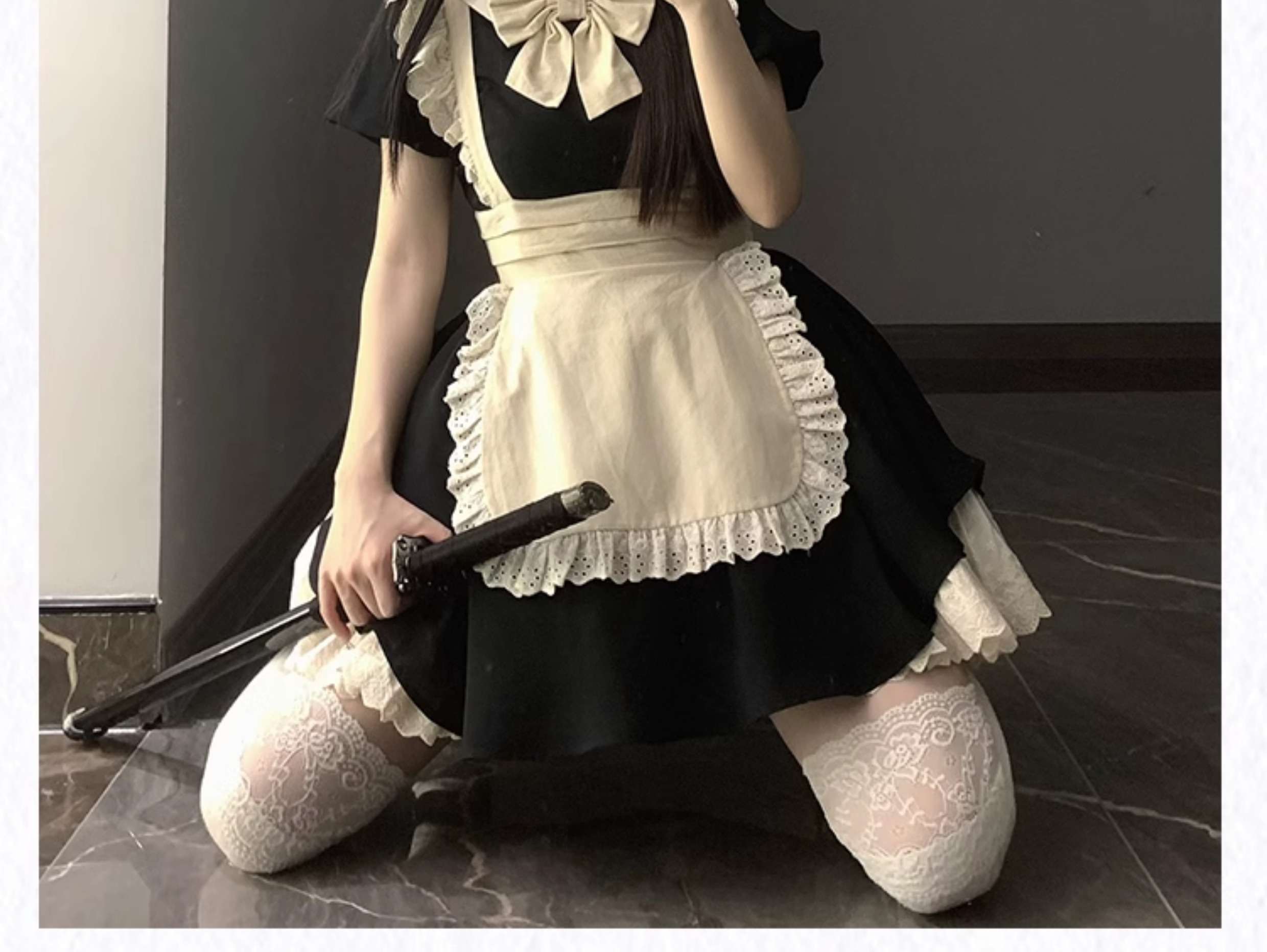 メイド服 ゴシックロリータメイド衣装セット